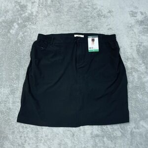 Tilley Women's XL Trek Skort Black Polyester Blend H0689